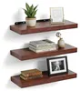 Scaffale da parete Relaxdays, set da 3 pezzi, L x P x A: 4 Anteprima dell’immagine prodotto 1