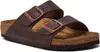 A pair of brown Birkenstock Arizona sandals. Anteprima dell’immagine prodotto
