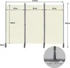 LZQ 3-delige roomdivider, scheidingswand, Spaanse wand, Productafbeelding-voorbeeld 5