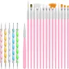 Evvie 20-teilige Nail Art Set - 15 Nailart-Pinsel und 5 Produktbild-Vorschau 1