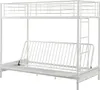 Zwischengeschossbett 90 x 190 cm - Mit Schlafsofa - Metall Produktbild-Vorschau 4