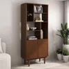 Wohnzimmerschrank SIMONA mit offenen Fächern, kastanien Produktbild-Vorschau 3