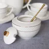 Zestaw porcelanowych dzbanuszków na cukier i mleko Wilmax z Podgląd zdjęcia produktu 2