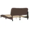 Bettgestell ohne Matratze "Hvar" Braun 140x190 cm Produktbild-Vorschau 7
