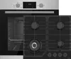 Gasline Einbau Gasherdset Autark mit Einbaubackofen Gasherd Produktbild-Vorschau 1