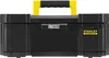 A black and yellow Stanley Fatmax toolbox is shown against a white background. Voir les images du produit