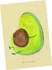 Mr. & Mrs. Panda Grußkarte Avocado Pfeifen - Gelb Pastell - Produktbild-Vorschau 1