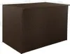 vidaXL Coffre de jardin brun 150x100x100 cm Poly rotin Voir les images du produit 7