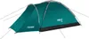 A teal camping tent with gray accents and a black base, set against a white background. The tent has guy lines attached and is pitched. Náhled obrázku produktu