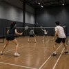 Badminton-Set: 4 Schläger, 3 Federbälle, Tasche – Produktbild-Vorschau 2
