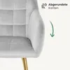 6er Set Polsterstühle mit quadratischen Ziernähten LUXANO Produktbild-Vorschau 6