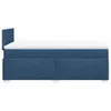 Langlebige Boxspringbett mit Matratze Blau 120x200 cm Stoff Produktbild-Vorschau 6