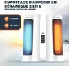Radiateur soufflant céramique 2000W blanc 4 modes 15-40°C Voir les images du produit 2