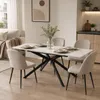 Uittrekbare eettafel, 150/180 x 70 x 76 cm, rechthoekig, Productafbeelding-voorbeeld 4
