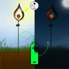 Gartenstecker Solar "Drop" aus Eisen mit roter Glaskugel Produktbild-Vorschau 4