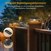 Forever 4 Stück Solar Pfostenleuchten, 8LED Solarleuchten Produktbild-Vorschau 17