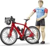 Vélo de route Bruder avec figurine de cycliste Voir les images du produit 6