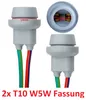 2x T10 W5W Gummi Fassung GRAU + Kabel Produktbild-Vorschau 5