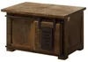MASSIVMOEBEL24 Truhe Mango 76x51x46 braun lackiert RAILWAY Produktbild-Vorschau 1
