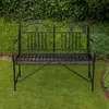 Celia Metall Gartenbank 2-Sitzer 106x91x57 cm Produktbild-Vorschau 2