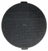 A black circular grate or filter is shown against a white background. Produktbild-Vorschau