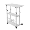 Höhenverstellbar Schreibtische mit Rädern PC Büro 60x40 cm Produktbild-Vorschau 6