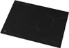 A top-down view of a black induction cooktop. Podgląd zdjęcia produktu