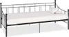 Tagesbett-Rahmen Schwarz Metall 90×200 cm Produktbild-Vorschau 1