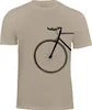 Cotton Prime® T-Shirt Bike Lover - Vorderrad L Beige Produktbild-Vorschau 1