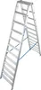 Krause Stufen-Doppelleiter Alu 2x12 Stufen 124784 Produktbild-Vorschau 2