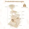 COSTWAY 102 cm Kratzbaum Holz, Katzenbaum Höhl, Produktbild-Vorschau 3
