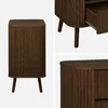 sweeek - Kommode mit geriffeltem Holzkdekor 3 Schubladen - Produktbild-Vorschau 2