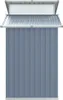 Abri de jardin Gris 270x130x208,5 cm Acier galvanisé Voir les images du produit 5