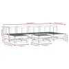 7-tlg. Garten-Lounge-Set Weiß Massivholz Kiefer Produktbild-Vorschau 8