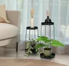 Blumentopf Ständer aus Metall in schwarz 2er Set - H 58 / Produktbild-Vorschau 3