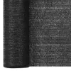 A roll of black shade netting is shown, partially unrolled. Náhľad obrázku produktu