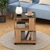 Couchtisch Vicco Velito Goldkraft Eiche/Schwarz 50 x 50 cm, Produktbild-Vorschau 6
