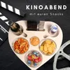 Couchbar Snackbox Herz in weiß mit 4 Glasschalen | Snackbar Produktbild-Vorschau 4