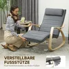 HOMCOM Schaukelstuhl Schaukelsessel mit Massagefunktion, Produktbild-Vorschau 5