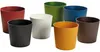 Übertopf Fyre Kunststoff Ø 40 cm H 39 cm mango inkl. Rollen Produktbild-Vorschau 6