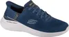 A single blue Skechers Bounder 2.0 Emerged sneaker is shown from a side angle against a white background. Náhľad obrázku produktu
