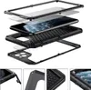 An exploded view of a rugged phone case for an Apple iPhone 11 Pro, showing its multiple layers and components. Náhled obrázku produktu