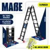 MASKO® Scala multifunzione in alluminio 6in1: scala a Anteprima dell’immagine prodotto 9