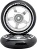 Scooter Wheel Set - SILVER ALU Core - 100mm - silber Produktbild-Vorschau 1