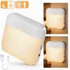 3x LED-nachtlamp met bewegingssensor, USB-oplaadbaar, Productafbeelding-voorbeeld 1