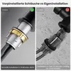 CECIPA max Schwarz Wasserhahn Küche Ausziehbar, Produktbild-Vorschau 16