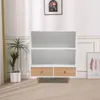 Happy Home Sideboard Kommode offenes Regal mit 2 Schubladen Produktbild-Vorschau 2