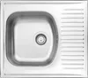 1-bowl steel sink with drainer Produktbild-Vorschau 1
