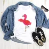 Mr. & Mrs. Panda S T-Shirt Flamingo Yoga - Weiß - Geschenk, Produktbild-Vorschau 2
