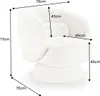 riess-ambiente Drehbarer Design Sessel BOSSA NOVA weiß Produktbild-Vorschau 7